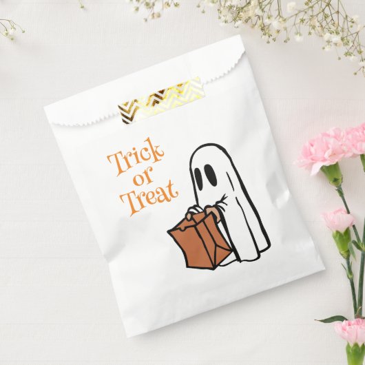 Klassischer Halloween-Geist mit Taschentuch oder B Geschenktütchen (Versiegelt)