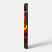 Klassischer Halloween-Kürbis iPhone Hülle (Linke Seite)