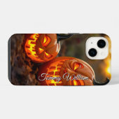Klassischer Halloween-Kürbis iPhone Hülle (Rückseite (Horizontal))