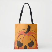 Klassischer Halloween-Kürbis Jack O Lantern Tasche (Vorderseite)