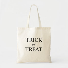 Klassischer Halloween Trick oder Treat Tragetasche