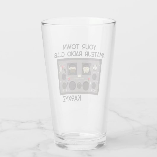 Klassischer Hammarlund SP-600 Radio Receiver Glas (Rückseite)