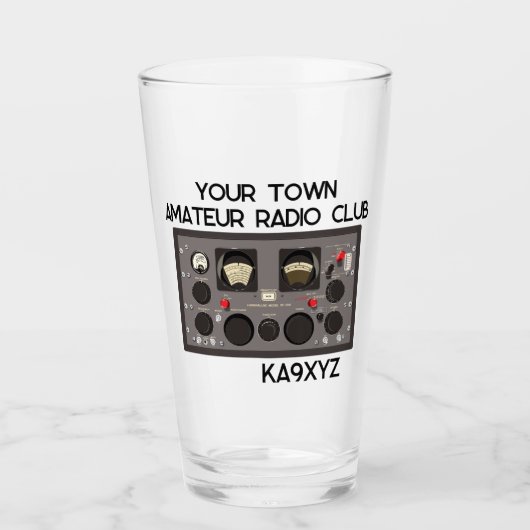 Klassischer Hammarlund SP-600 Radio Receiver Glas (Vorderseite)