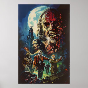 Klassischer Hammer-Horrorfilm-Plakat Poster