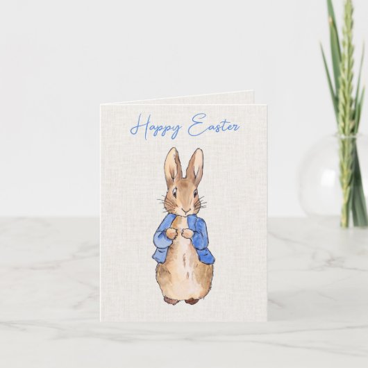 Klassischer Hase Feiertagskarte (Vorderseite)
