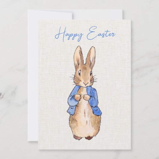 Klassischer Hase Feiertagskarte (Vorderseite)