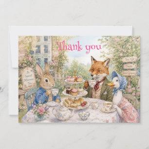 Klassischer Hase Fuchs & Ente Danke
