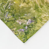 Klassischer Hase in englischer Kleinstadt Fleecedecke (Ecke)