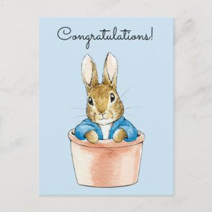 Klassischer Hase Kaninchen Gratulation Postkarte
