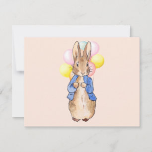 Klassischer Hase mit Ballons