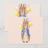 Klassischer Hase mit Ballons (Vorne/Hinten)