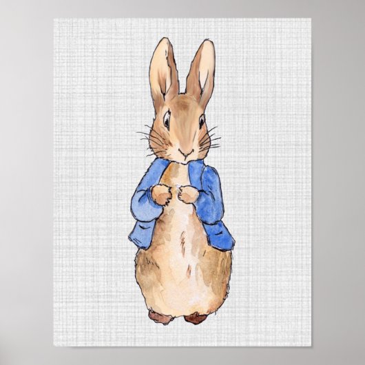 Klassischer Hase Poster (Vorne)
