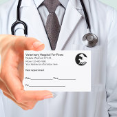 Klassischer Haushalt — Bulk Veterinary Appointment Terminkarte