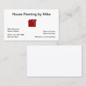 Klassischer Hausmaler Visitenkarte (Vorne/Hinten)