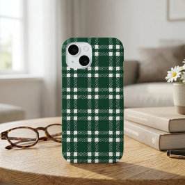 Klassischer Heritage-Waldgrüner Karo-Tartan Case-Mate iPhone Hülle
