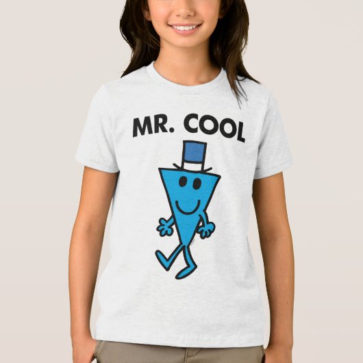 Klassischer Herr Cool Pose Tri-Blend Shirt (Vorderseite)