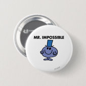 Klassischer Herr Unmöglich Button (Vorne & Hinten)