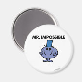Klassischer Herr Unmöglich Magnet (Vorderseite/Rückseite)