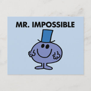 Klassischer Herr Unmöglich Postkarte