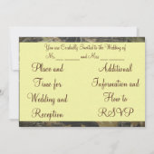 Klassischer Hinterwäldler Einladung (Rückseite)