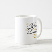 Klassischer Hochzeitsmug, 325 ml Kaffeetasse (VorderseiteRechts)