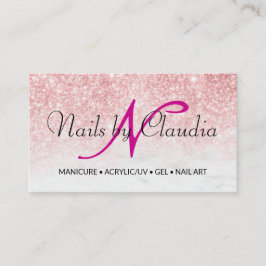 Klassischer holografischer Glitzer Visitenkarte