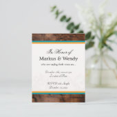 Klassischer Holzschnitt Einladung (Stehend Vorderseite)