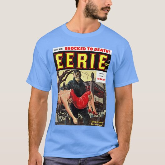 Klassischer Horror-Comic-Horror-Monster-Stil Slash T-Shirt (Vorderseite)