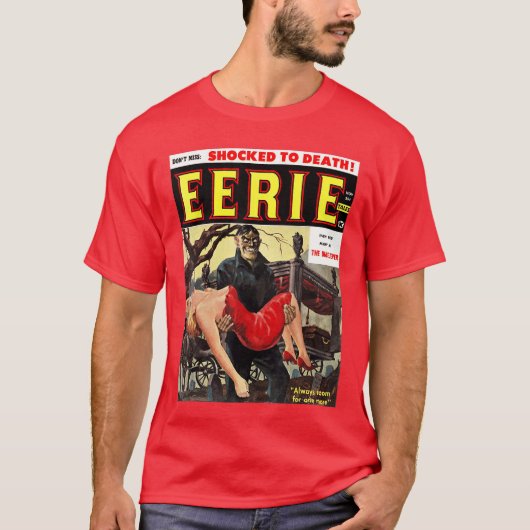 Klassischer Horror-Comic-Horror-Monster-Stil Slash T-Shirt (Vorderseite)