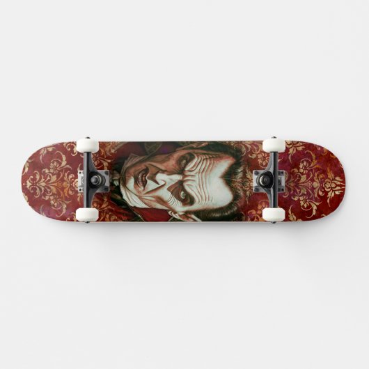 Klassischer Horror Vampire: Nocturnus Skateboard (Horizontal)