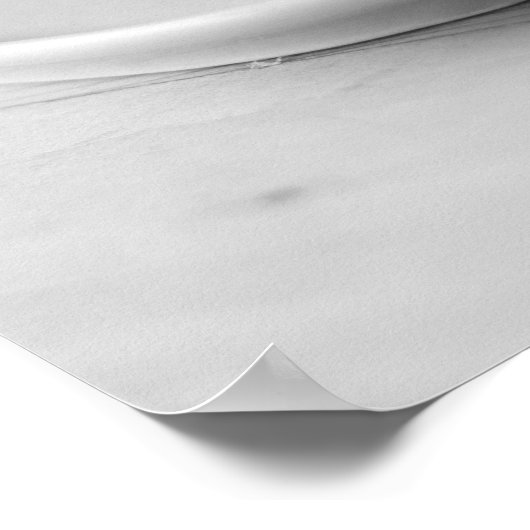 Klassischer Hot Dog mit Senf und Ketchup Poster (Ecke)