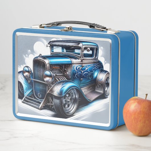 Klassischer Hot Rod Metall Brotdose (Beispiel)