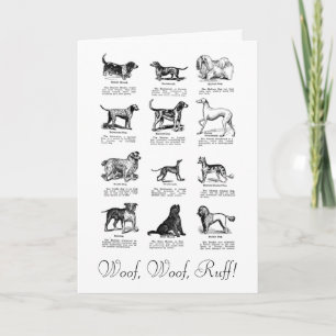 KLASSISCHER HUND BIRTHDAY WISH CARD KARTE