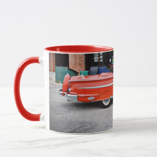 Klassischer Impala Convertible Red Car Tasse Cup (Links)