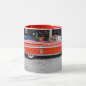 Klassischer Impala Convertible Red Car Tasse Cup (Zentrum)