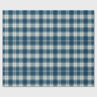 Klassischer Indigo-Karotuch Geschenkpapier