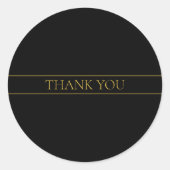 Klassischer, individuell anpassbarer Gold Text & Z Runder Aufkleber (Vorderseite)