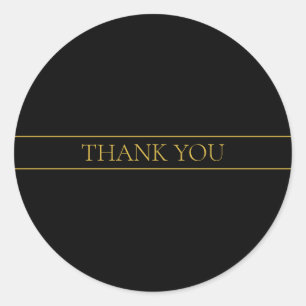 Klassischer, individuell anpassbarer Gold Text & Z Runder Aufkleber