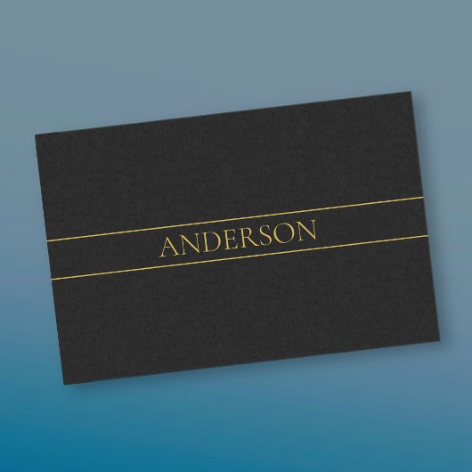 Klassischer, individuell anpassbarer Gold Text & Z Seidenpapier