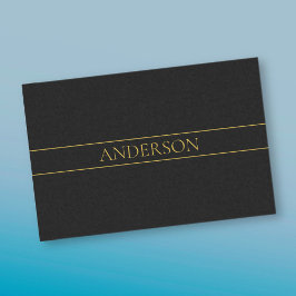 Klassischer, individuell anpassbarer Gold Text & Z Seidenpapier