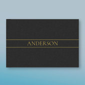 Klassischer, individuell anpassbarer Gold Text & Z Seidenpapier