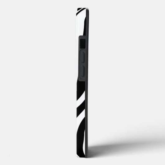 Klassischer Individuelle Name Zebra-Muster Case-Mate iPhone Hülle (Rückseite / Links)