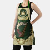 Klassischer Irish Celtic Harp Service Schürze (InSitu)