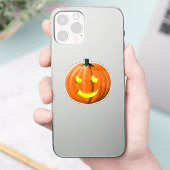 Klassischer Jack-O-Lantern Aufkleber (Telefon)
