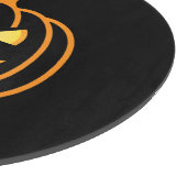 Klassischer Jack-O'-Lantern Halloween Schneidebrett (Ecke)