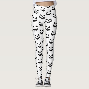 Klassischer Jack-o-lantern-Kürbisgesicht Schwarz & Leggings