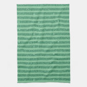 Klassischer Jadegrün-Glitter-Stil mit vertikalen S Geschirrtuch (Vertikal)