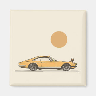klassischer Jaguar-Wagen Magnet