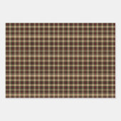 Klassischer Jahrgang Weihnachtsgebäck kariert rot  Geschenkpapier Set (Vorderseite 2)