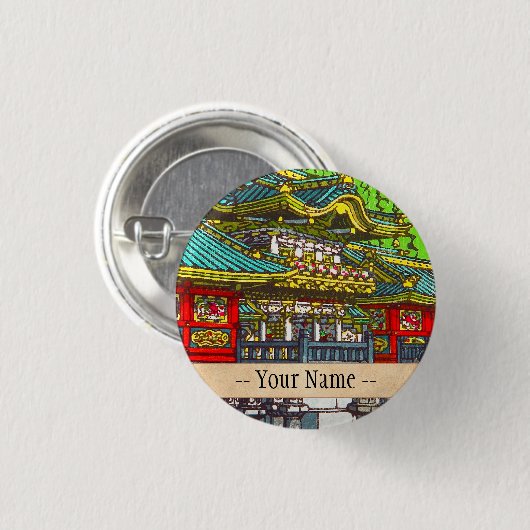 Klassischer japanischer Modemantel mit orientalisc Button (Vorne & Hinten)